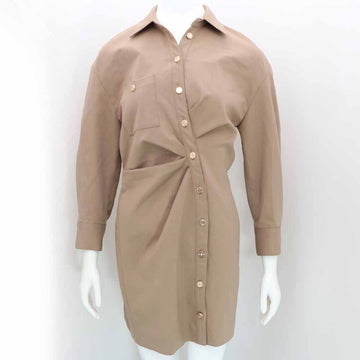 Maje Button Mini Collar Dress 09538724 145878212