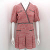 Maje V-Neck Tweed Mini Dress kk38617154 145878243 [P]