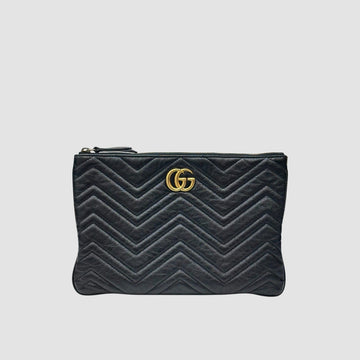 GUCCI GG Marmont Matelassé Clutch 525541 145880247
