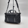 Prada Black Nylon & Leather 2WAY Tote Crossbody Bag (Removable Strap Included) 508-14 145881816 [P]