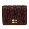 MIU MIU Napa-Leder Geldbörse 5MV204-AFPP-F0007 145899613 [P]
