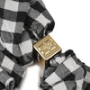 GANNI Schwarze karierten Scrunchie 145899787 [P]