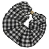 GANNI Schwarze karierten Scrunchie 145899787 [P]