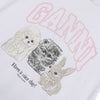 Ganni Animal Print Long Sleeve T 145899789 [P]