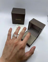 GUCCI Ring G-Logo Quadrat ks9.5 145901462 [P]