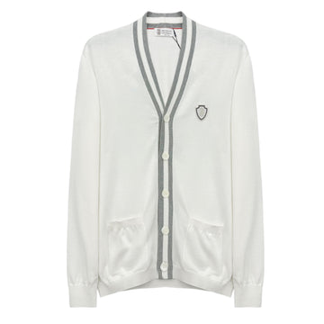 BRUNELLO CUCINELLI Logo Baumwollcardigan FCJ068 25SS 145901548