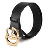 GUCCI Shiny Buckle Wide Belt 406831-0YA0G-1000 145901576 [P]