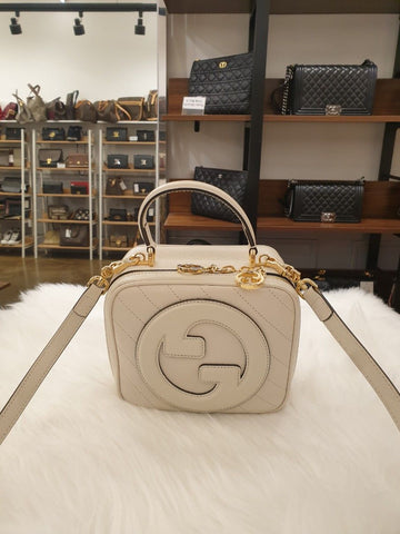 GUCCI   8319 UT Gucci Blondie Top Handle Bag 744434 145901614