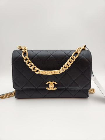 CHANEL CCチェーンフラップバッグ ブラック (AS2712) 145903232