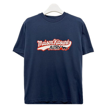 AUTRY メゾン・キツネ ロゴプリント 半袖Tシャツ ブルー (TSPXMK2B) 145903271