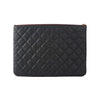 CHANEL Caviar Clutch Gold New Medium 35864-3 145903476 [P]