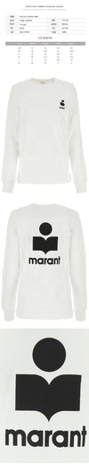 ISABEL MARANT GABBY Logo-Druck T-Shirt Weiß A3N59E 20WH 57884534 [P]