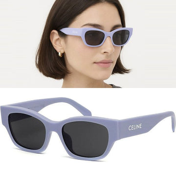 CELINE Monochrome 01 Sonnenbrille CL40197U 78A Luxus Hornrand Lilac Quadrat 145216774