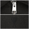 AMI Black Wool Zip Jacket 145938737 [P]