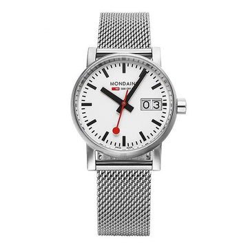 MONDAINE Railway Evo2 Date Women's Metal Watch MSE.30210.SM 145949526
