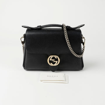 Gucci Interlocking Top Handle Tote Shoulder Bag 510302 145425473