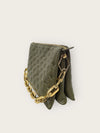 LOUIS VUITTON カーキ モノグラム クッション チェーン ショルダーバッグ 145965947 [P]