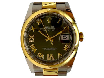 Rolex Datejust Green Dial 69 Roman Diamond 36mm 126203 145966198