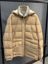 BRUNELLO CUCINELLI Beige Daunenjacke MM4031823 CTZ80 145967920 [P]