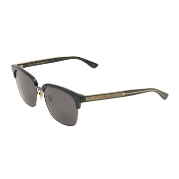 GUCCI Schwarze, goldene Rahmen WEB dekorierte Sonnenbrille GG0382S / 541392 146043962