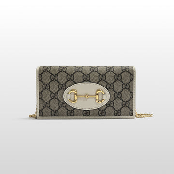 Gucci Horsebit 1955 Chain Wallet Crossbody Beige 621892 146055850