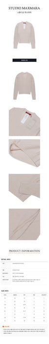 MaxMara V-neck Knit MARIO-001 65274165 [P]