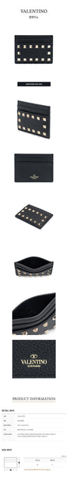 Valentino Alce Rockstud Card Case 46981135 [P]