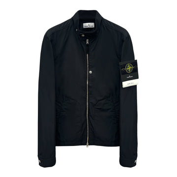 STONE ISLAND Mikro Twill Kragen Windjacke 25SS schwarz K1S154100094 146231804