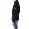 Stone Island High Neck Button-Up Ramswool Knit Navy 7915540A3 A0020 146234231 [P]
