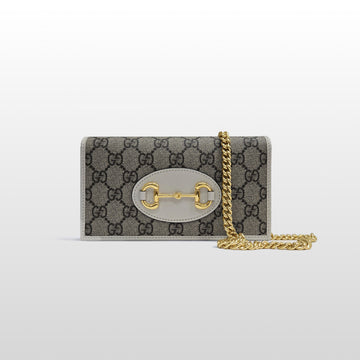 GUCCI ホースビット 1955 チェーン 財布 クロスボディ ベージュ 621892 146234334
