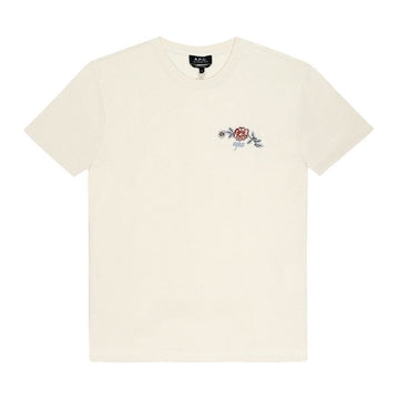 APC COGCK H26511 AAD ECRU Men's Short Sleeve T-Shirt 146233915