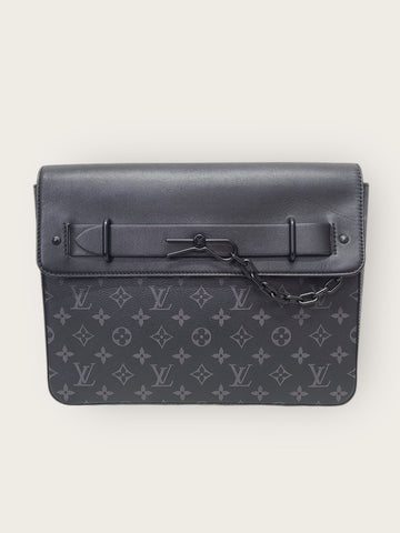 LOUIS VUITTON モノグラム・エクリプス・ポシェット・スティーマー・クラッチバッグ 146235404