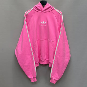 BALENCIAGA Adidas Logo Hoodie (Crop Oversize) 1 146235430