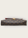 LOUIS VUITTON レッド モノグラム キャンバス パラス チェーン ショルダーバッグ 146235489 [P]