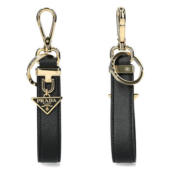 PRADA 三角ロゴ サフィアーノレザー キーホルダー F0002 146261578