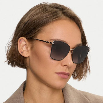 Salvatore Ferragamo Sunglasses SF279S 786 Luxury Oversized Fashion Square Metal Frame 139988709