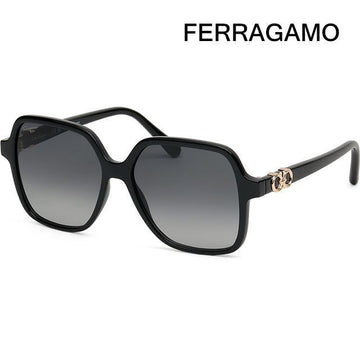 Salvatore Ferragamo Sunglasses SF1083S 001 Luxury Black Horn Frame Oversized Big Size Fashion 139988695