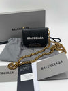 BALENCIAGA Cache Flap Logo Chain Schultertasche 146272452 [P]