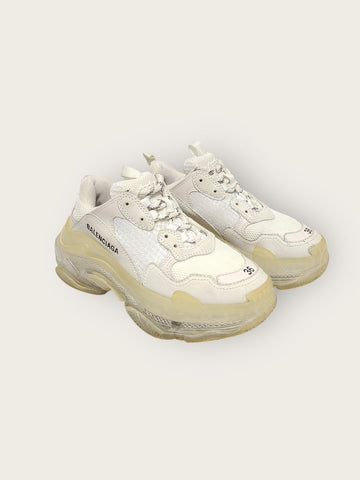 BALENCIAGA Weißer Clearsole Triple S Sneaker 36 146278458