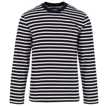MAISON KITSUNE Fox Streifen T-Shirt 23SS FU00115KJ0044 S198 49392016