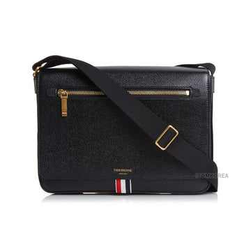 THOM BROWNE Reporterbag aus Granule-Leder in Pebble-Optik FW25 00198 001 146278720