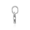 Pandora Mini Sparkling Cross Pendant and Dangle Silver Charm 144702127 [P]