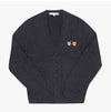 Maison Kitsune Double Bold Fox Head Patch Men's Cardigan 144569316 [P]