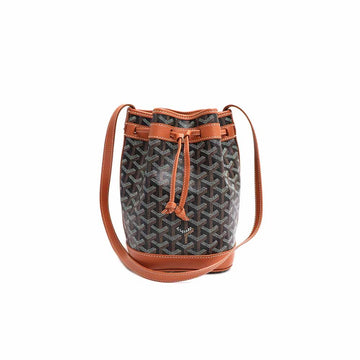GOYARD ブラックタン プティフロー PM バケットバッグおよびクロスバッグkk35157658 146309325