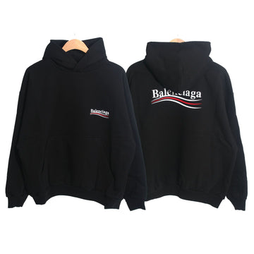 BALENCIAGA ウェーブ刺繍ロゴフードミディアムフィット ブラック 767877 TKVI9 1070 146329129