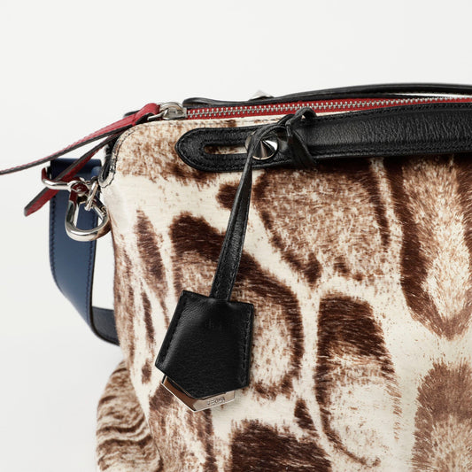 FENDI 8BL125 レオパード バイ ザ ウェイ トート ショルダーバッグ 145969269 [P]