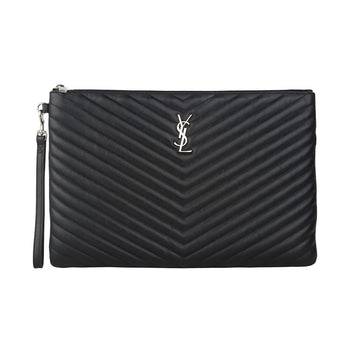 Saint Laurent Monogram Matelassé Document Holder Clutch Large 440222 35898-3 146334116