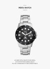 FOSSIL FS6032 (Blau Taucher) Herren Metall Uhr 144732900 [P]
