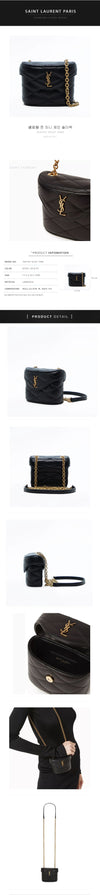 SAINT LAURENT JUN Mini Chain Schultertasche 766793 1EL07 1000 146352376 [P]