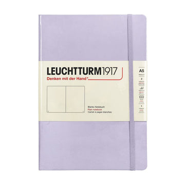 LEUCHURM Hardcover Medium A5 Lilac, Blank Notebook 146352385 [P]